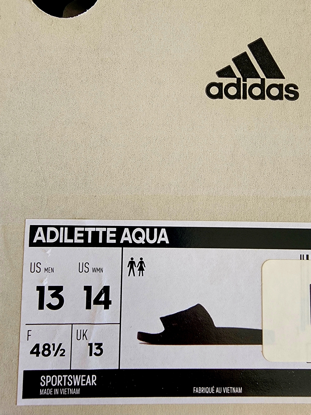 adidas Adilette Aqua Slides - Black